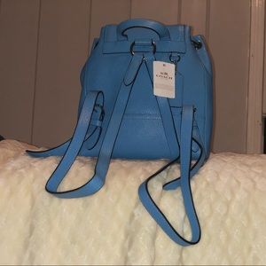 Genuine Coach leather backpack
